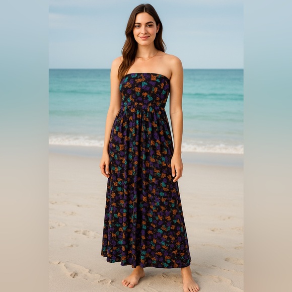 LuLaRoe XS Multicolor Abstract Print – Wear as Skirt or Strapless Dress NWT - Picture 1 of 8